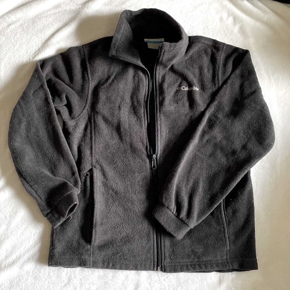 Columbia black fleece boys size 14/16
